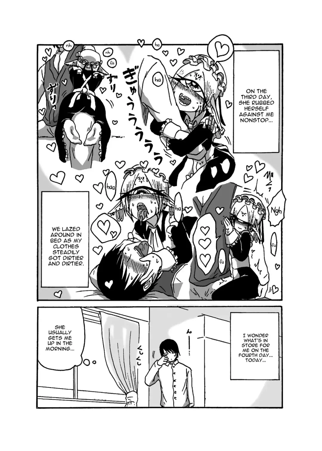[Barakey] Mikai no Chi de Hirotta Nazo Gengo Tangan-chan o Maid to Shite Yatotte Icha Love suru Hon 3 Fhentai - Page 6