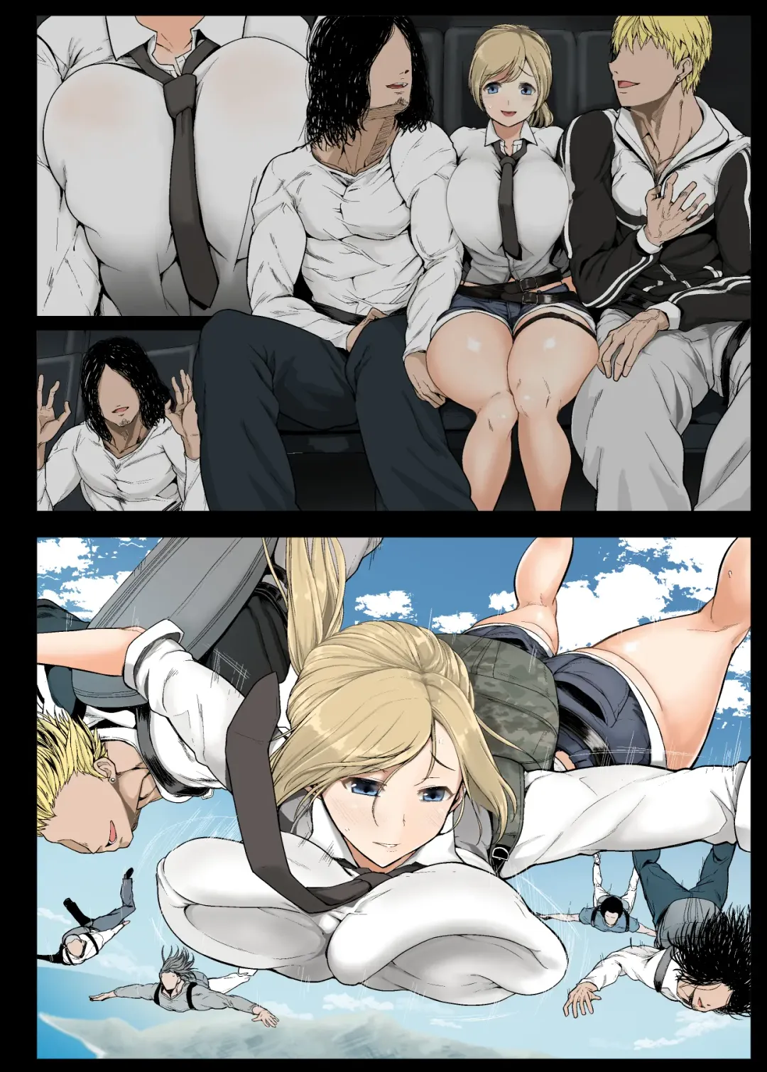 [Shimantogawa] Geneki Joshidaisei to, Iyarashii Donkatsu Fhentai - Page 55