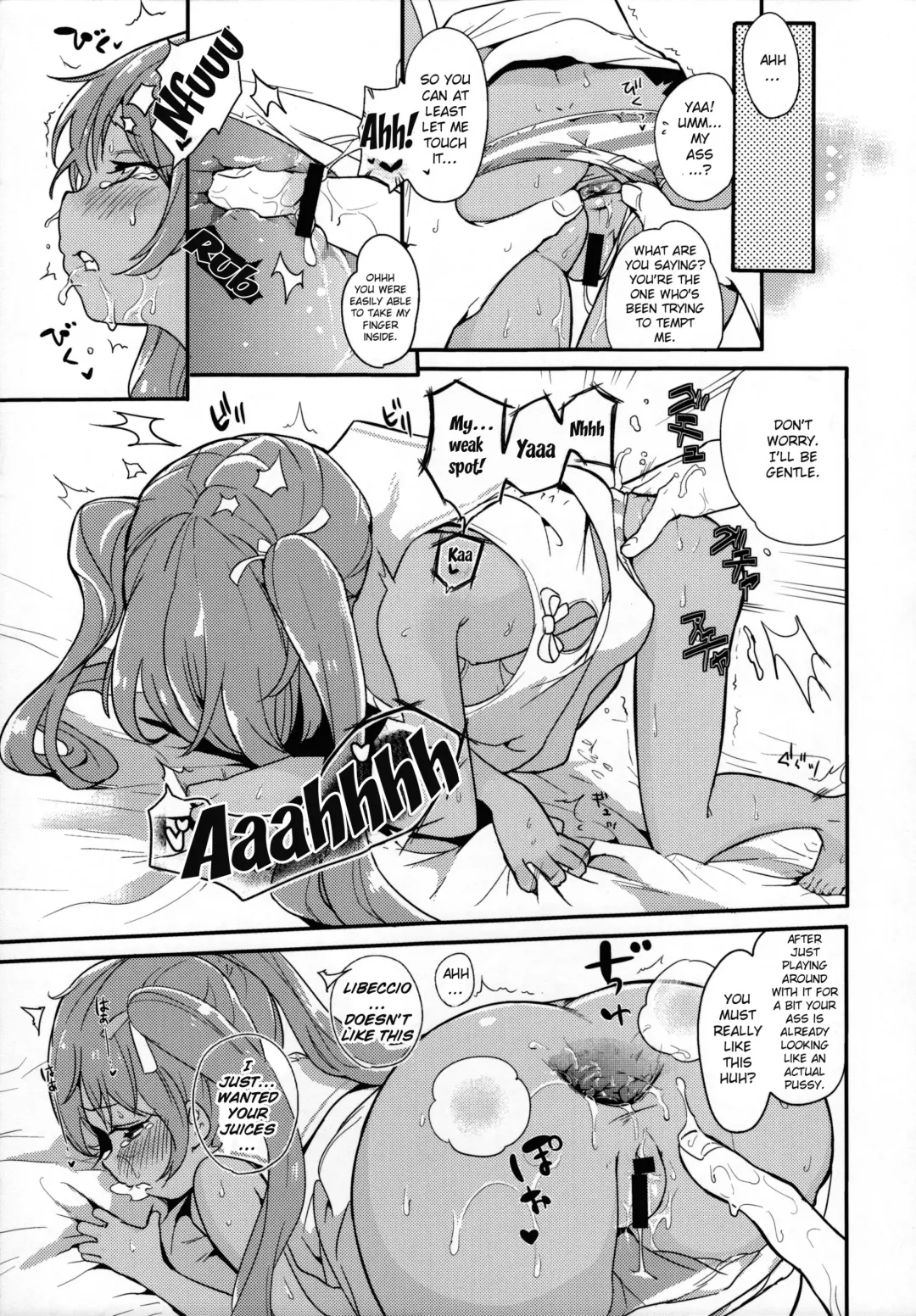 [Bitou] Libeccio no Momojiri Dolce | Libeccio's Peach Shaped Butt Fhentai - Page 13