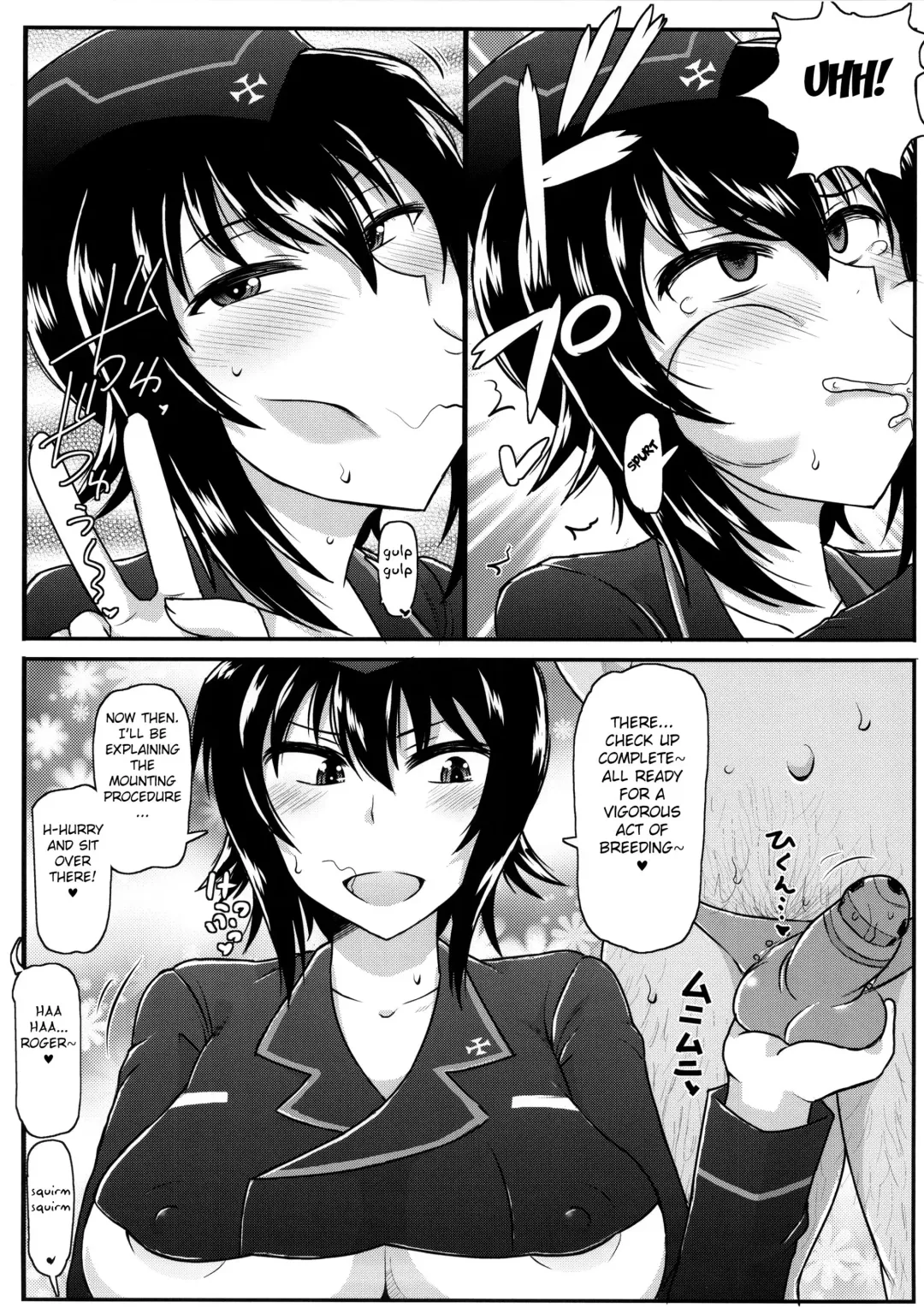 [Deep Valley] Girls & Semen 2 ~Nishizumi Maho ga Sukebe Oyaji to Enkoudou Shoubu! Seishi Tekkoudan Shuuchuu Shageki de Shojomaku Soukou Kantsuu & Dengeki Seishoku Sakusen Sarechau Hon~ Fhentai - Page 19