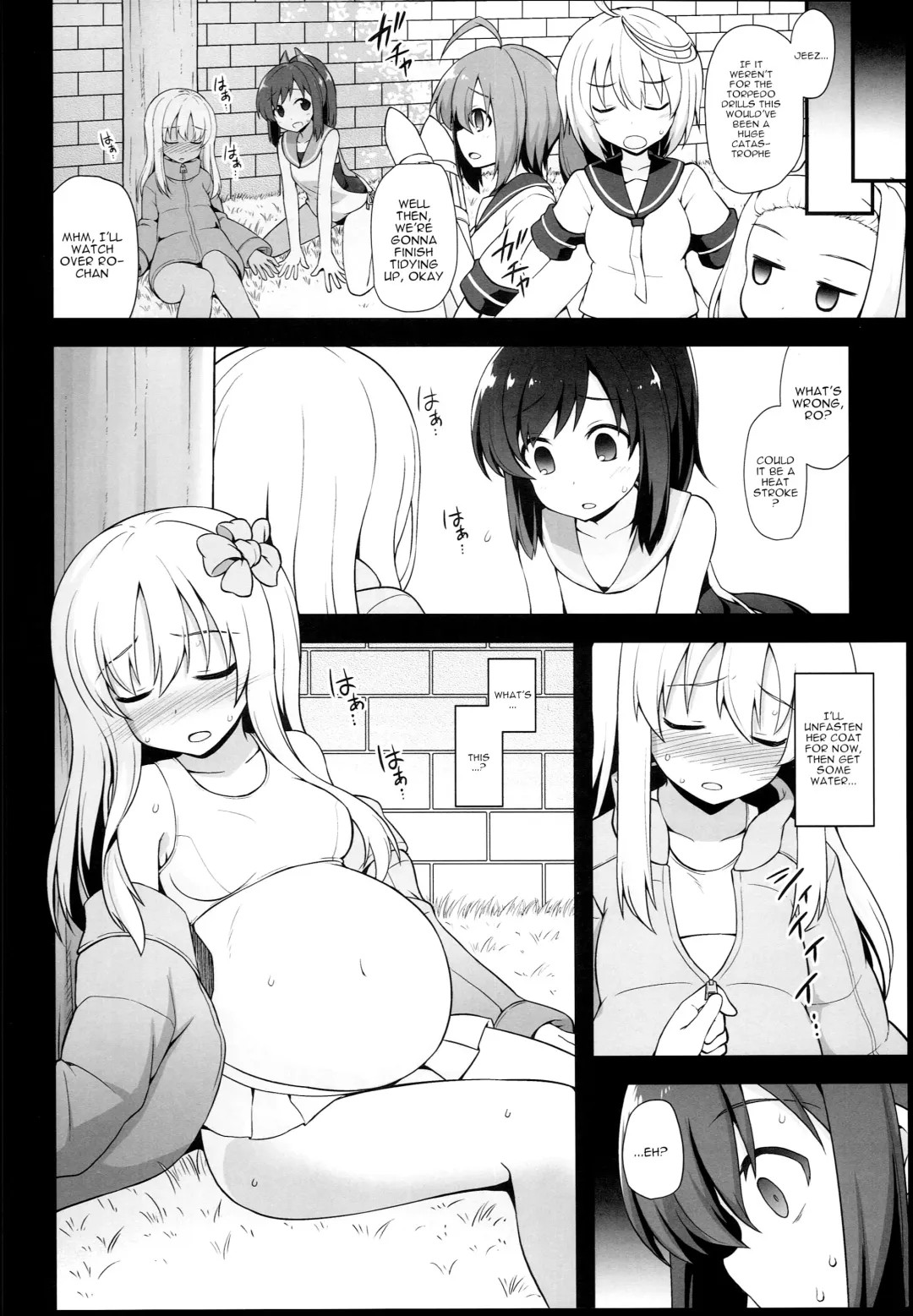 [Kokutou Nikke] Kanmusu Chakunin Ro-gou Yobai Shussan Fhentai.net - Page 4