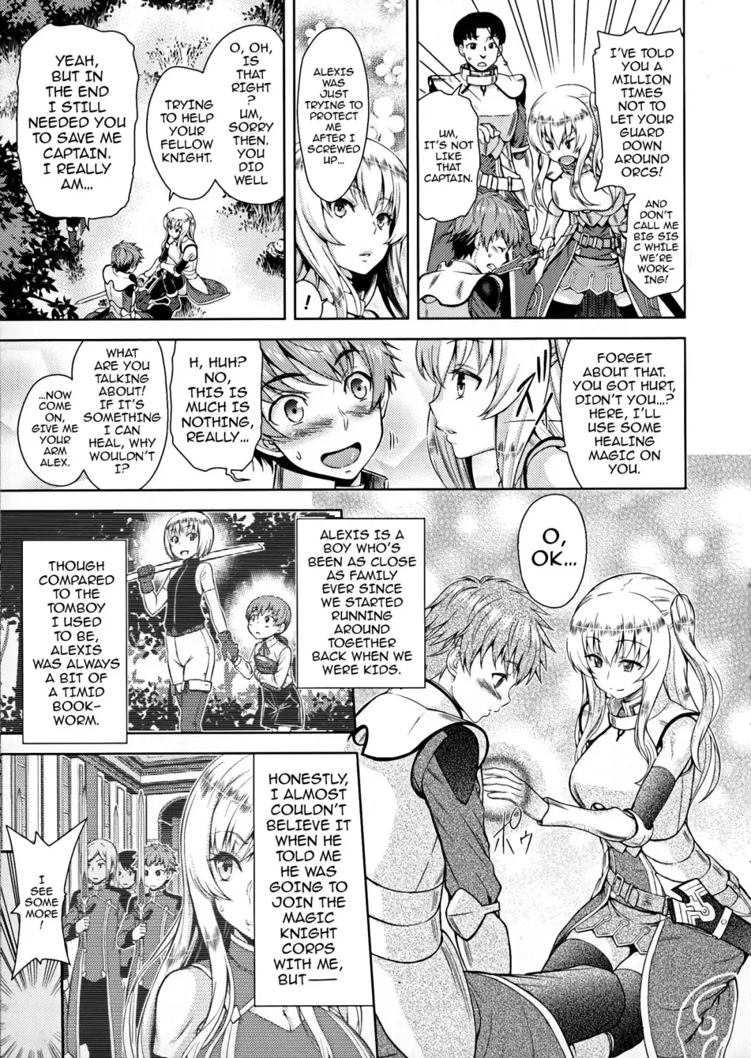 [Yamada Gogogo] ERONA Orc no Inmon ni Okasareta Onna Kishi no Matsuro | Erona ~The Fall of a Beautiful Knight Cursed with the Lewd Mark of an Orc~ Ch. 1-3 (decensored) Fhentai - Page 6
