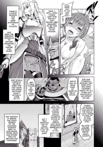 [Yamada Gogogo] ERONA Orc no Inmon ni Okasareta Onna Kishi no Matsuro | Erona ~The Fall of a Beautiful Knight Cursed with the Lewd Mark of an Orc~ Ch. 1-3 (decensored) Fhentai - Page 84