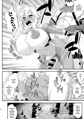 [Katou Jun] Ibuki no Yuusha Kyousei Kyonyuuka Kikiippatsu! | Breath of the Hero : Crisis of the Forced Huge Breast Growth! Fhentai.net - Page 16