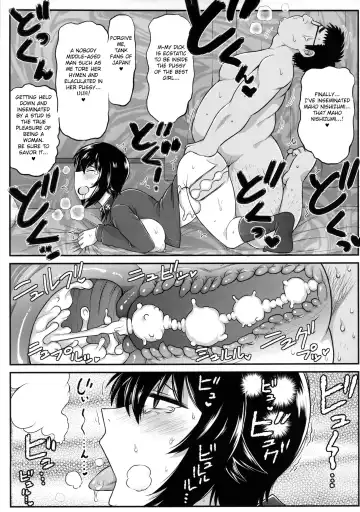 [Deep Valley] Girls & Semen 2 ~Nishizumi Maho ga Sukebe Oyaji to Enkoudou Shoubu! Seishi Tekkoudan Shuuchuu Shageki de Shojomaku Soukou Kantsuu & Dengeki Seishoku Sakusen Sarechau Hon~ Fhentai - Page 12