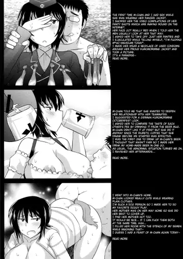 [Deep Valley] Girls & Semen 2 ~Nishizumi Maho ga Sukebe Oyaji to Enkoudou Shoubu! Seishi Tekkoudan Shuuchuu Shageki de Shojomaku Soukou Kantsuu & Dengeki Seishoku Sakusen Sarechau Hon~ Fhentai - Page 16