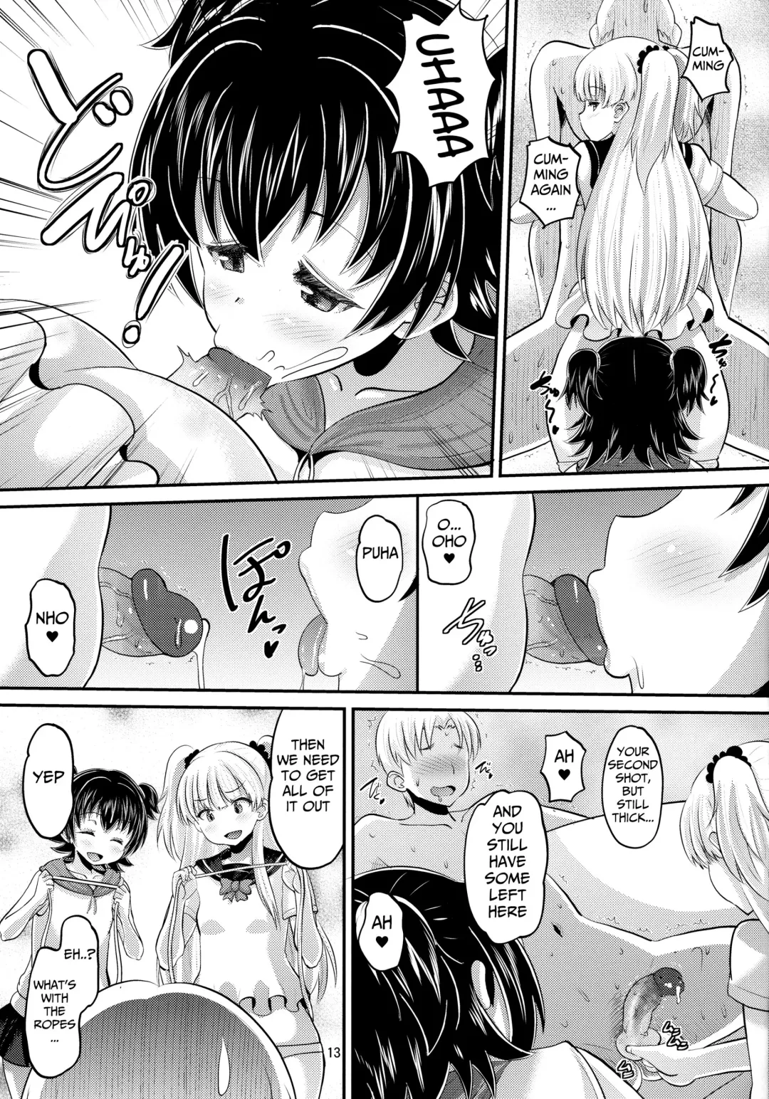 [Norakuro Nero] Rika to Miria ni Shiboritorareru Hon (decensored) Fhentai - Page 12