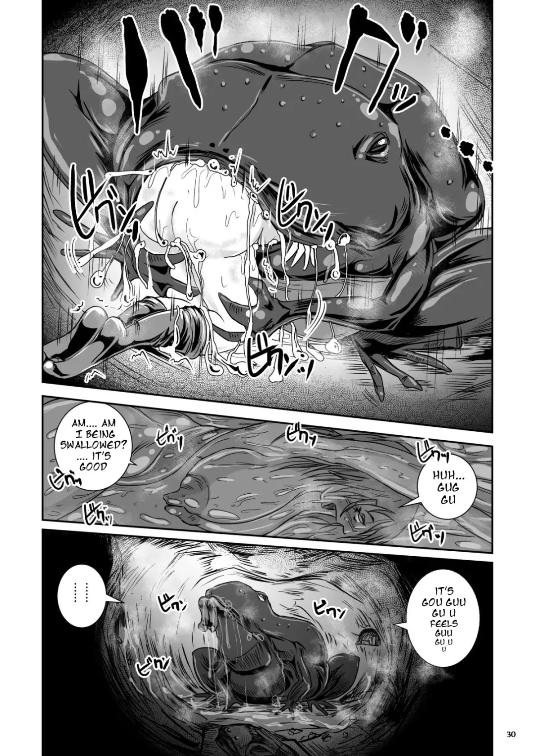 [Takaishi Fuu] Atsui Suana de Ase-Ippai no Kaeru Kan Fhentai - Page 30