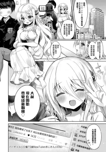 [Kurimoti Tiduru] Virtual Shirokami TS Musume NewTuber Oji-san | Virtual White-haired Gender Bender Newtuber Oji-san Fhentai.net - Page 26