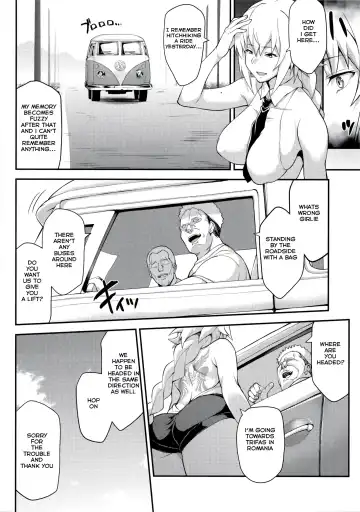 [Yozo] Kyousei Saimin Seijo Inwai Bitch Hike | The Saint Who Got Forcibly Hypnotised Into Bitchhiking Fhentai - Page 6