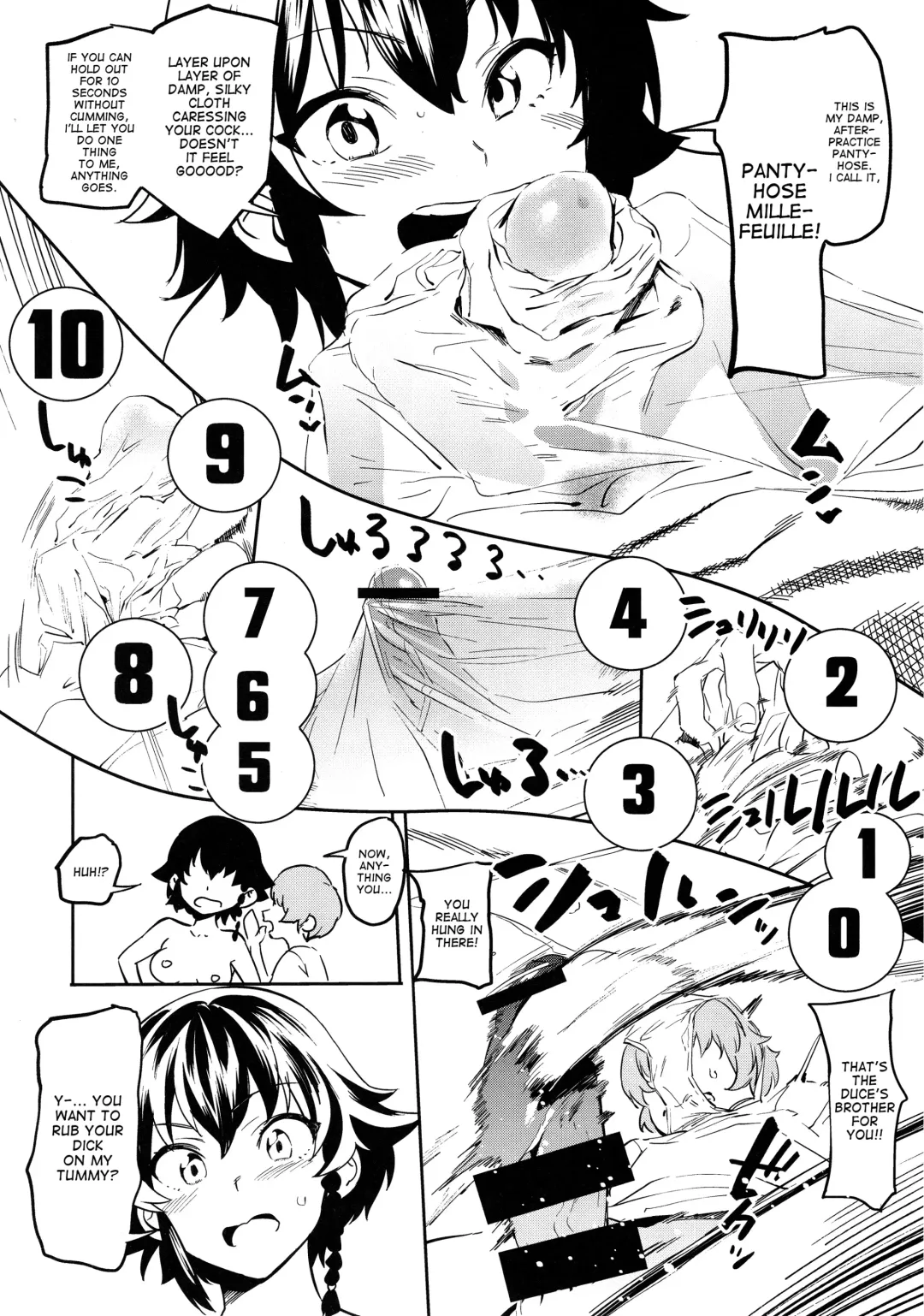 [Kito Sakeru] Anchovy Nee-san no Bouillon Panty Sakusen-ssu! Fhentai.net - Page 11