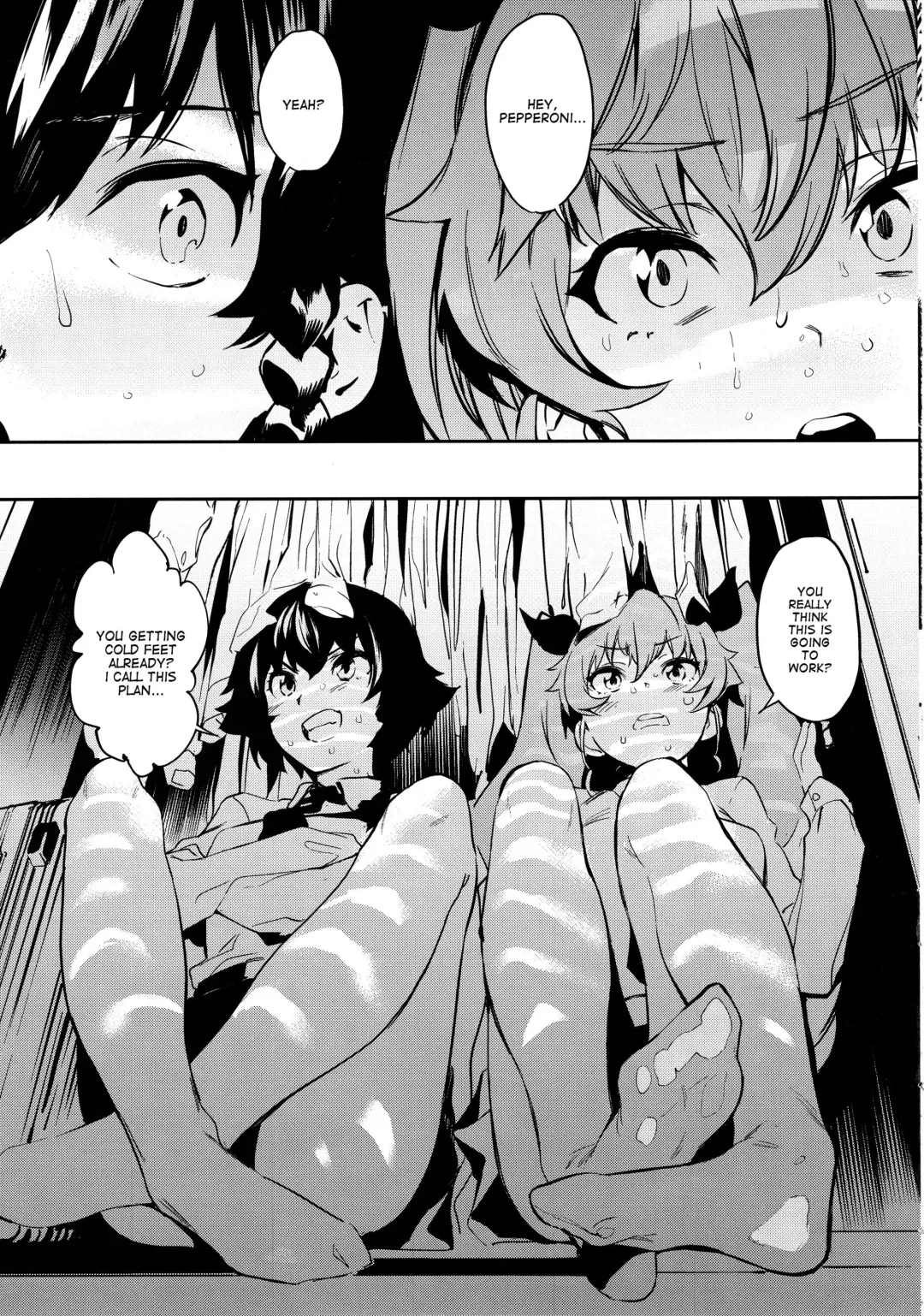 [Kito Sakeru] Anchovy Nee-san no Bouillon Panty Sakusen-ssu! Fhentai.net - Page 4