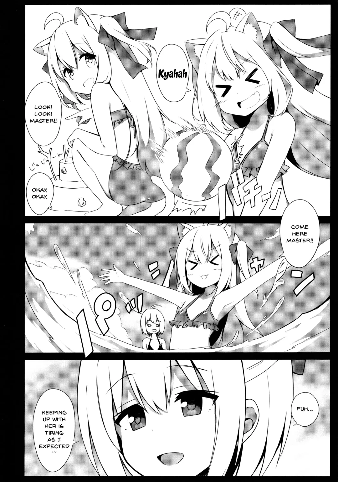 [Mimura Zaja] Goshujin-sama to Koneko no Midareta Summer Vacation | Master And Koneko's Confusing Summer Vacation Fhentai - Page 6