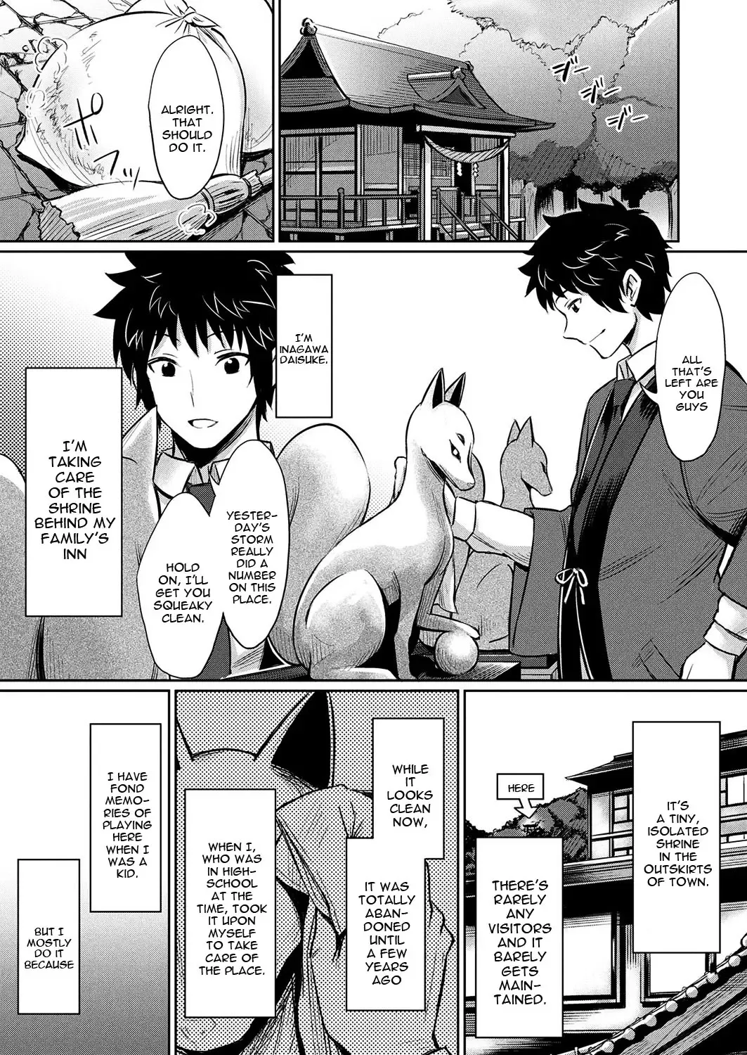 [Yasu] Kamisama Kara no Okurimono ~Kitsunekko Shimai to Kozukuri Ecchi~ Fhentai.net - Page 2