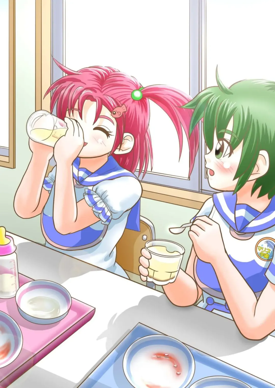 [Sin] Omutsu na △ Gakkou - Sei Marine Gakuen <Zenpen> - Haru to Natsu no Kiroku Fhentai - Page 31