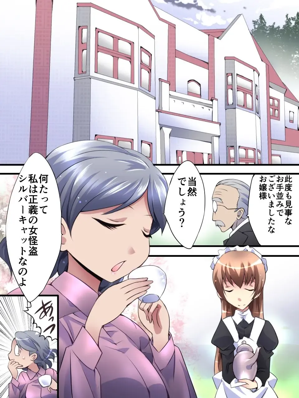 [Yakumo Ginjirou] Kaitou Silver Cat Manga Ban Dai 1-wa Fhentai - Page 9