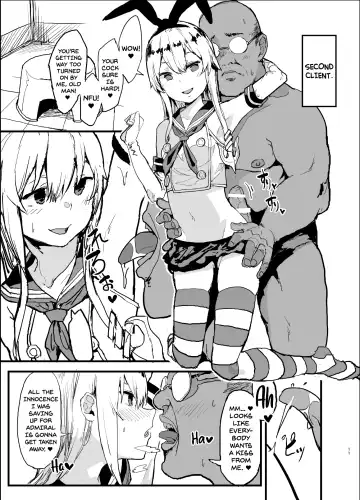 [Oosawara Sadao] Futokutei Tasuu no Otoko to Berochuu Sex Suru Shimakaze Netorase Bon | A Book Where Shimakaze Has Passionate Netorase Sex With a Large Number of Men Fhentai.net - Page 11