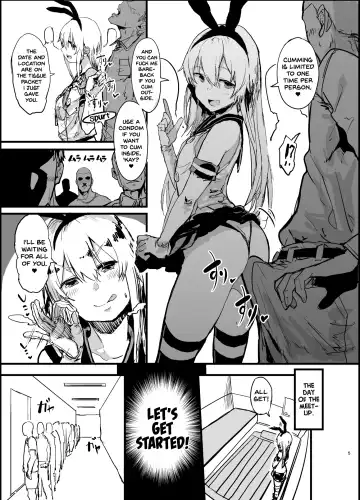 [Oosawara Sadao] Futokutei Tasuu no Otoko to Berochuu Sex Suru Shimakaze Netorase Bon | A Book Where Shimakaze Has Passionate Netorase Sex With a Large Number of Men Fhentai.net - Page 5