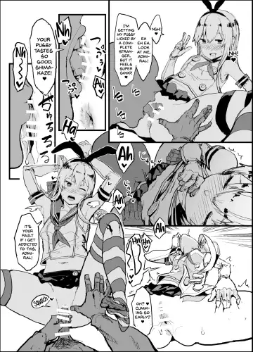 [Oosawara Sadao] Futokutei Tasuu no Otoko to Berochuu Sex Suru Shimakaze Netorase Bon | A Book Where Shimakaze Has Passionate Netorase Sex With a Large Number of Men Fhentai.net - Page 7