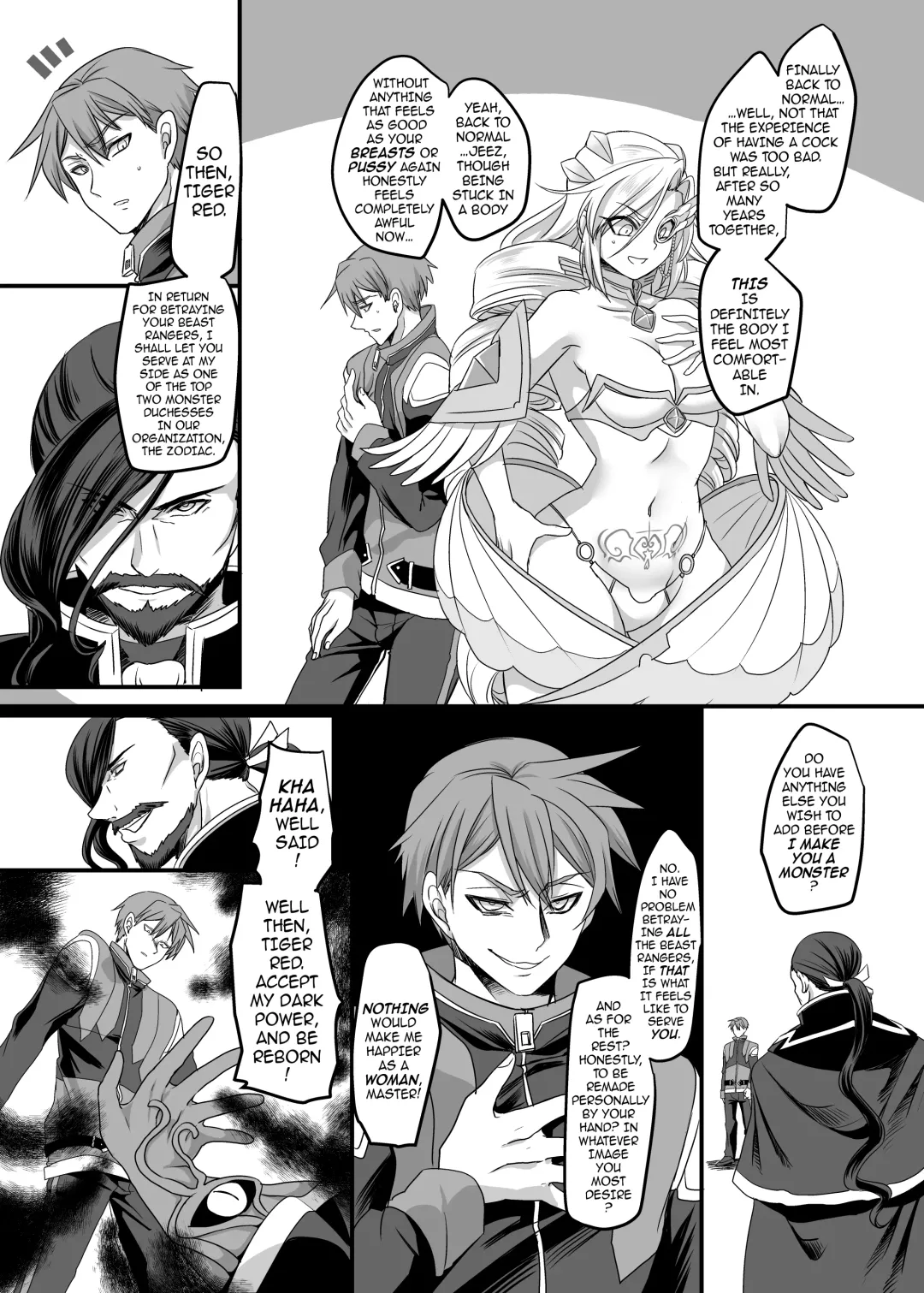 [Kouji] Juunishin Tiger Red ~Otosare Yuganda Seigi no Yukue~ | Zodiac Beast Ranger Tiger Red ~A Path of Justice, Warped and Corrupted~ Fhentai - Page 24