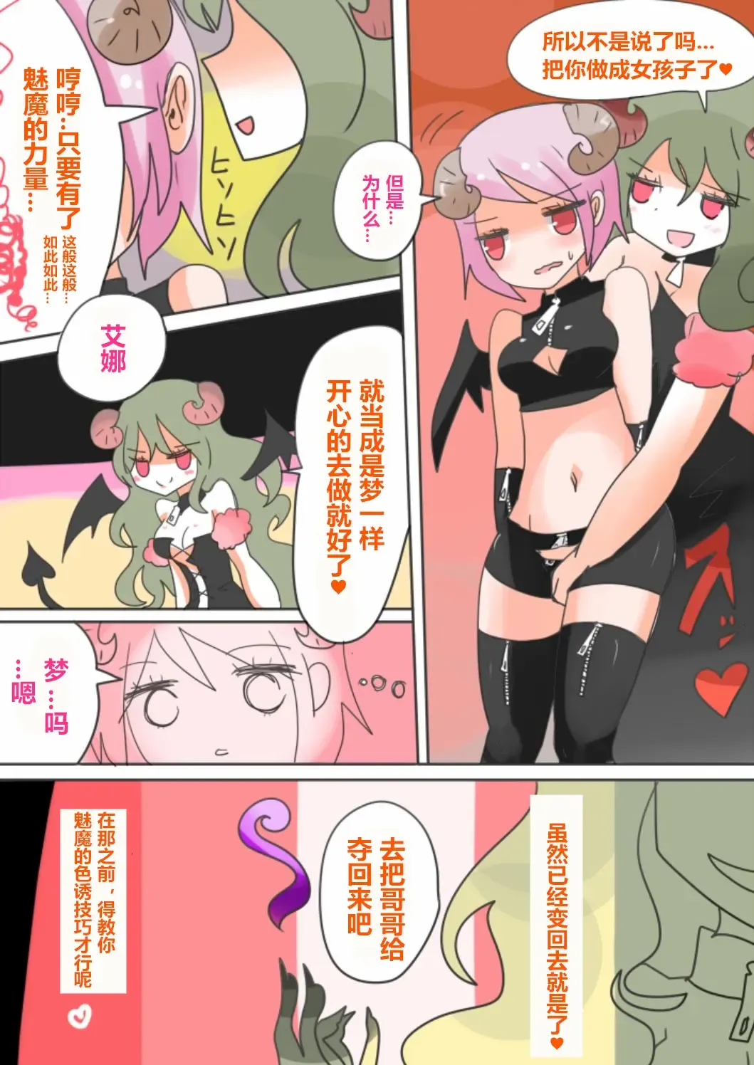 [Vae] Otouto Succubus-ka! Inma no Kyoudai Nyotaika Sakusen 1+2 Fhentai - Page 16