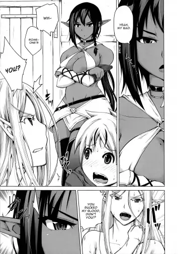 [Bizen Dorobune] Junpaku Elf to Kasshoku Elf to Chiisana Kyuuketsuki Fhentai - Page 7