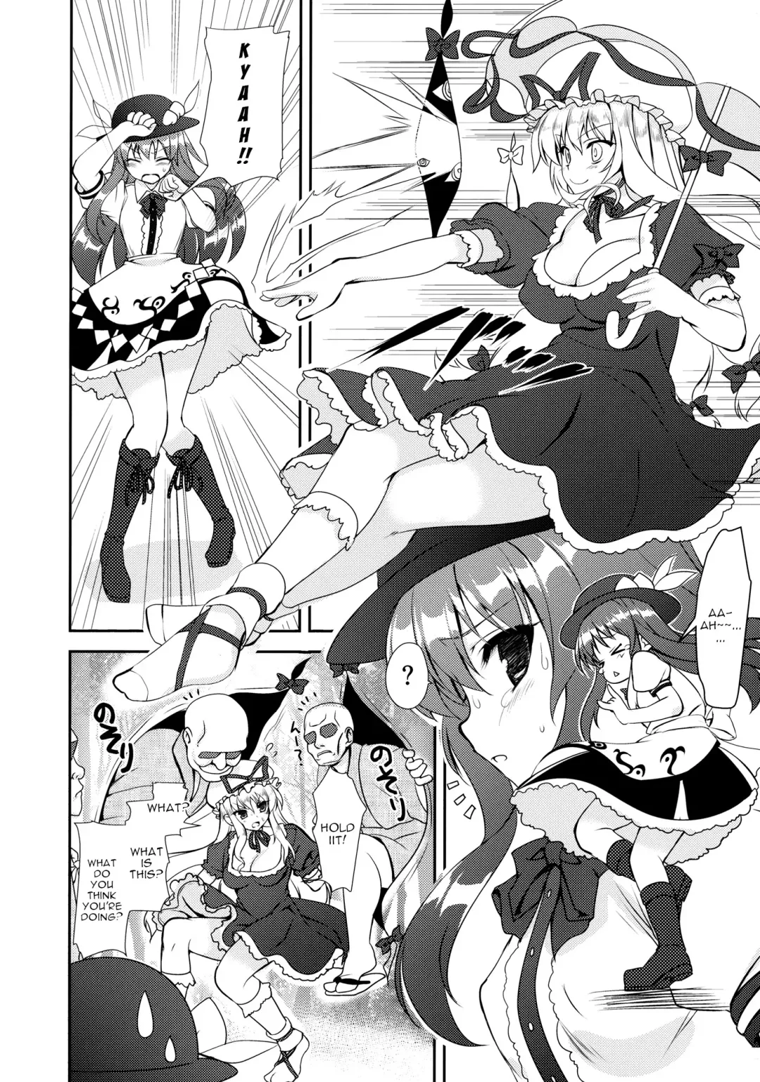 [Asaga Aoi] Fight Saikyou Tennin VS Zako Youkai | Fight! Strongest Celestial VS Small Fry Youkai Fhentai - Page 3