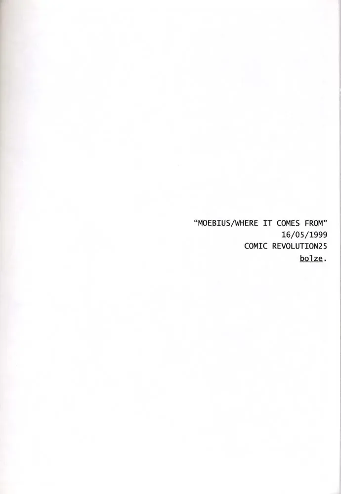 [Rit.] MOEBIUS/WHERE IT COMES FROM Fhentai - Page 25