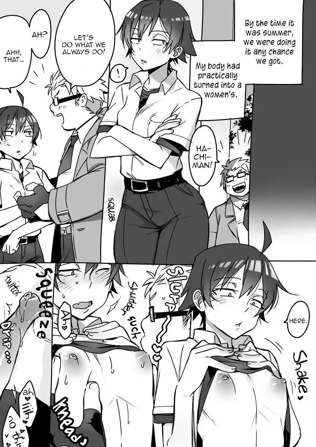 [Cr-r] Mainichi Tanetsuke Sare te Mesu no Karada ni Natta Hachiman ga Hamerare nagara Shanyuu Suru Manga Fhentai - Page 4