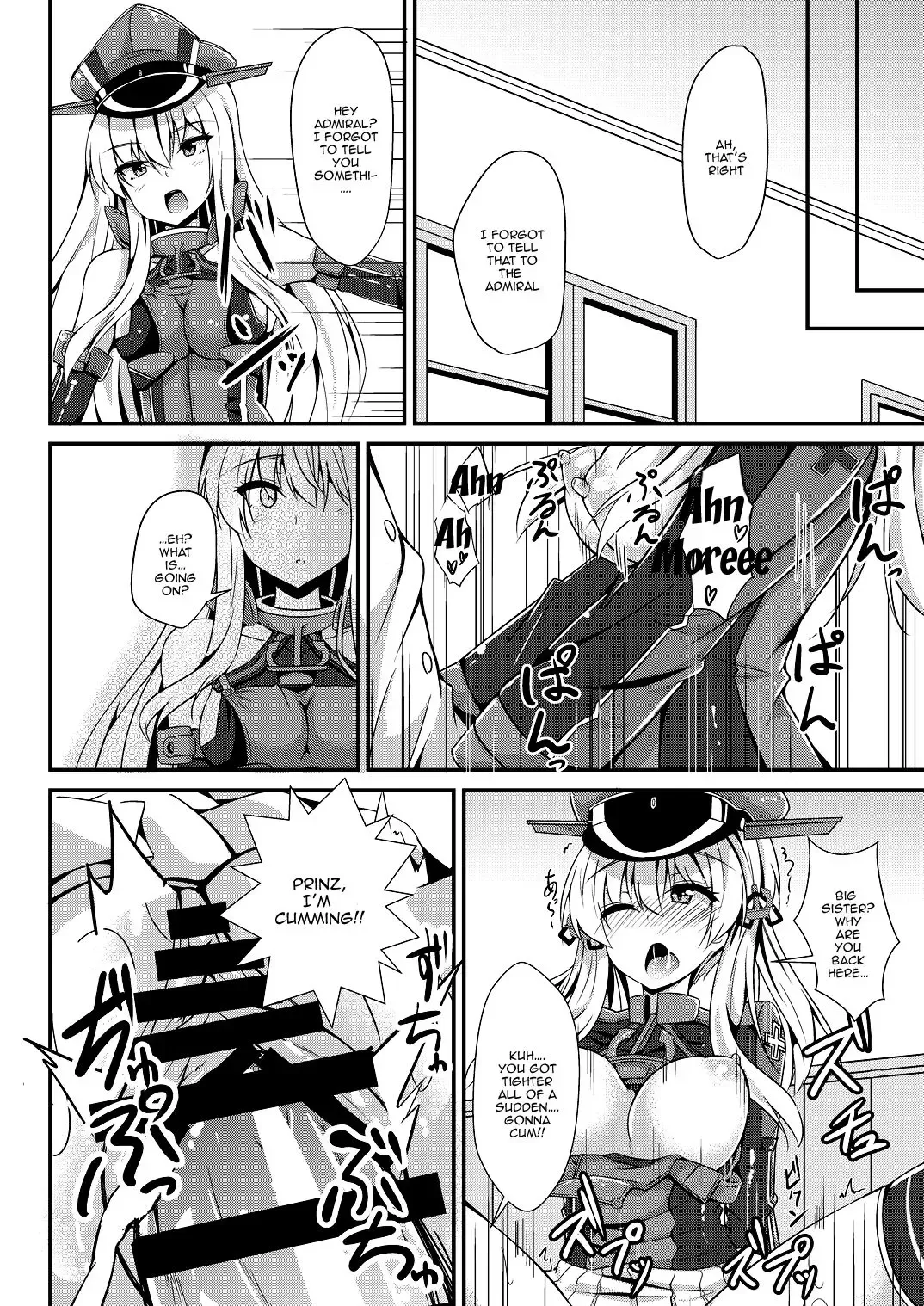 [Kazamitiu] Daily life of admiral and two German ship - Teitoku to Futari no Nichijou Fhentai - Page 12