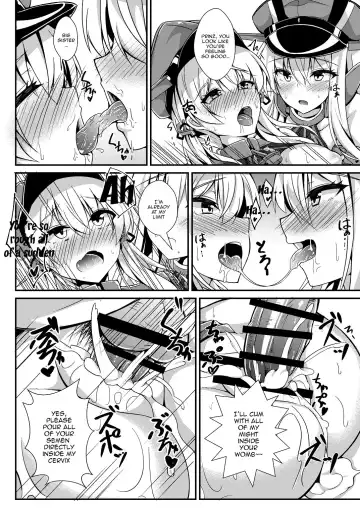[Kazamitiu] Daily life of admiral and two German ship - Teitoku to Futari no Nichijou Fhentai - Page 20