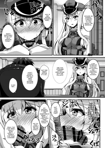 [Kazamitiu] Daily life of admiral and two German ship - Teitoku to Futari no Nichijou Fhentai - Page 9