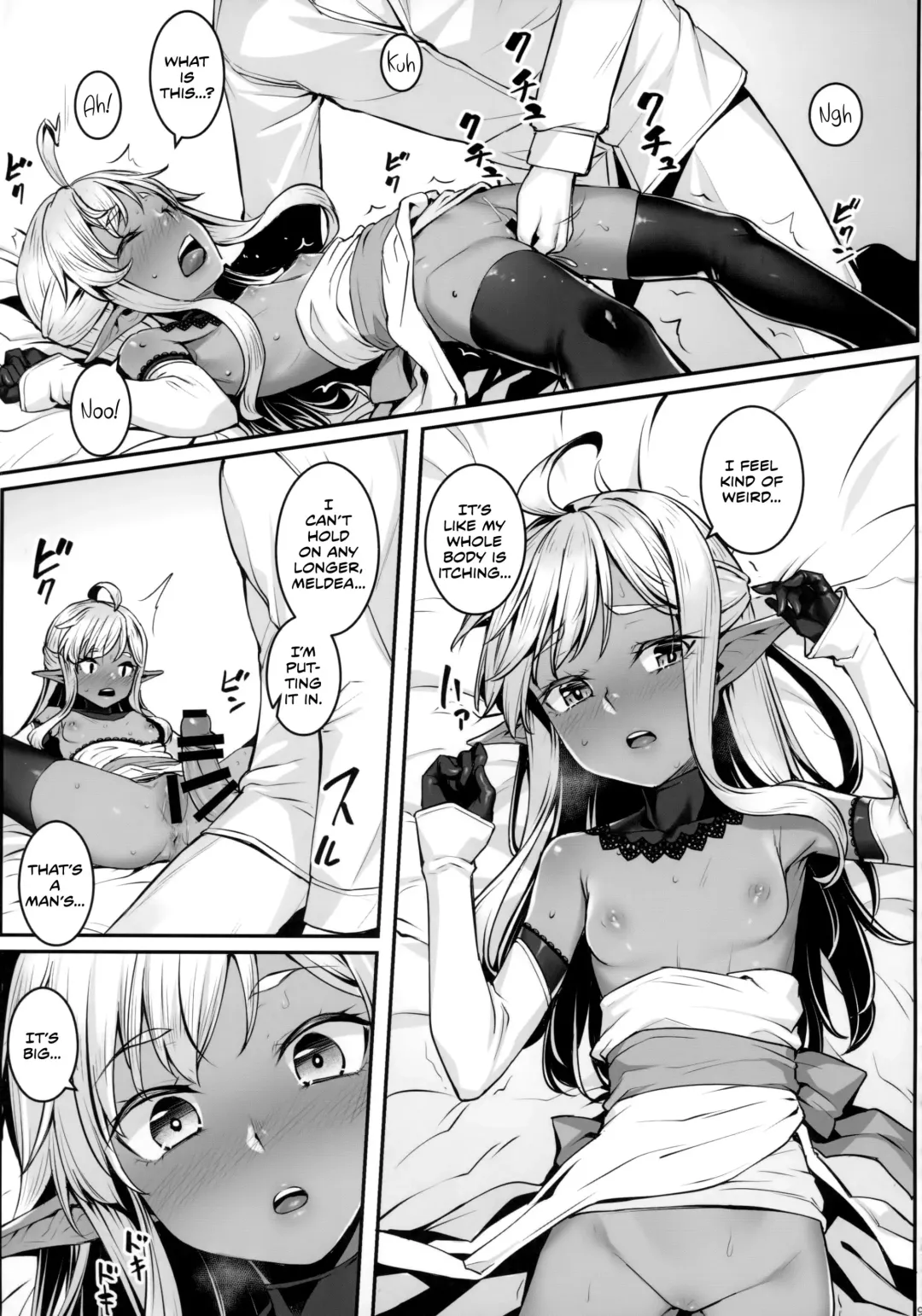 [Kasei] Dark Elf no Himegimi to Ichakorax | TEASExing the Dark Elves' Princess Fhentai - Page 10