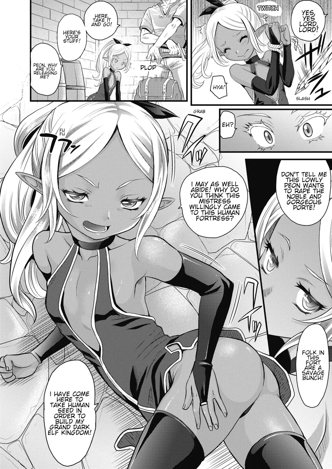 [Takaoka Motofumi] Elf no Kankei | An Elf's Mischievous Plan Fhentai - Page 2