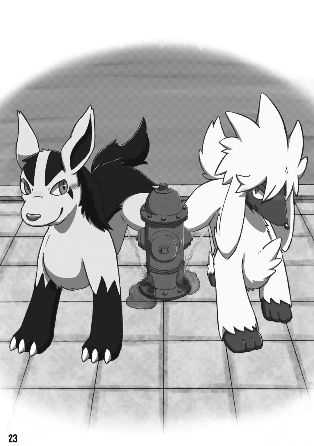 [Hata. - Manoreo] PK9 -Peeing Canines- Fhentai - Page 22