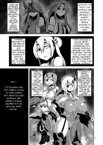 [Naniwadou Matatabi] HYBREED ~Shinkai Tsuki Kanmusu Shussan Kiroku~ | HYBREED ~Abyss-Touched Shipgirl Birthing Record~ Fhentai - Page 2