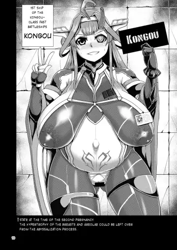 [Naniwadou Matatabi] HYBREED ~Shinkai Tsuki Kanmusu Shussan Kiroku~ | HYBREED ~Abyss-Touched Shipgirl Birthing Record~ Fhentai - Page 9