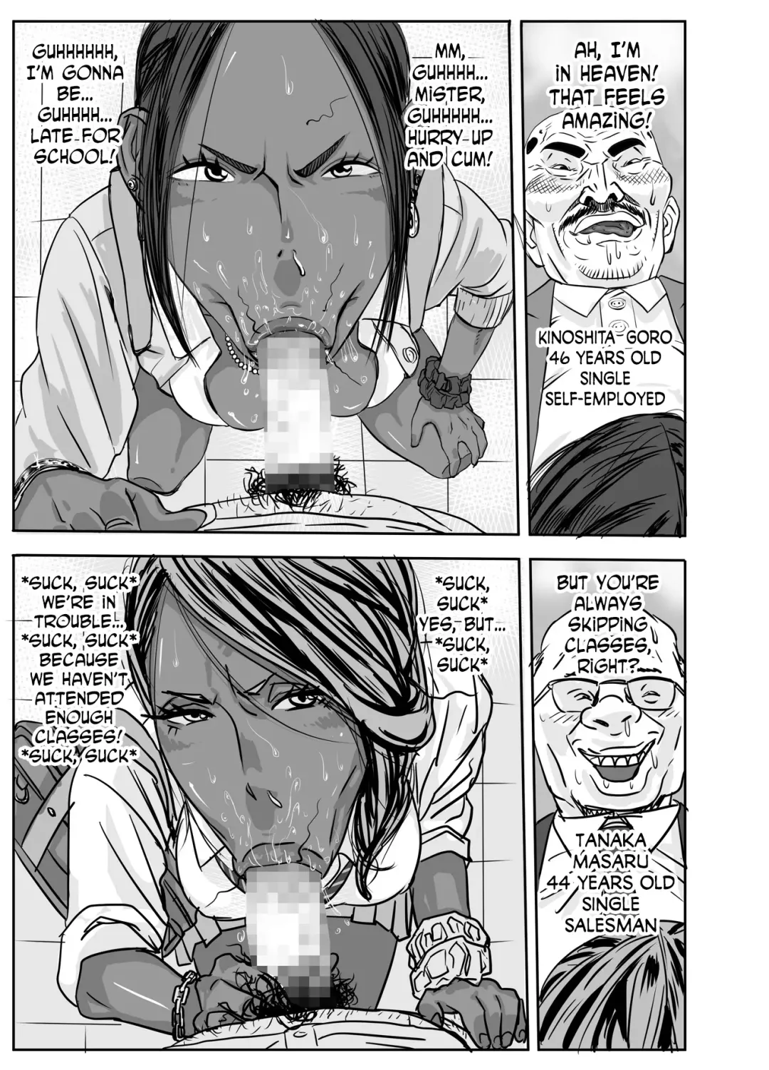 Cho ~Namaiki na Kuro Gal JK to Pakoritai Kimo Oyaji-tachi Fhentai.net - Page 40