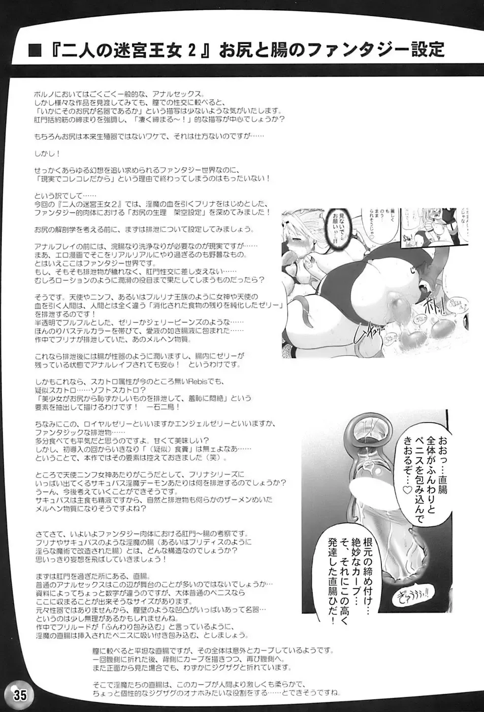 [Rebis] TGWOA 20 - Futari no Meikyuu Oujo II Fhentai - Page 35