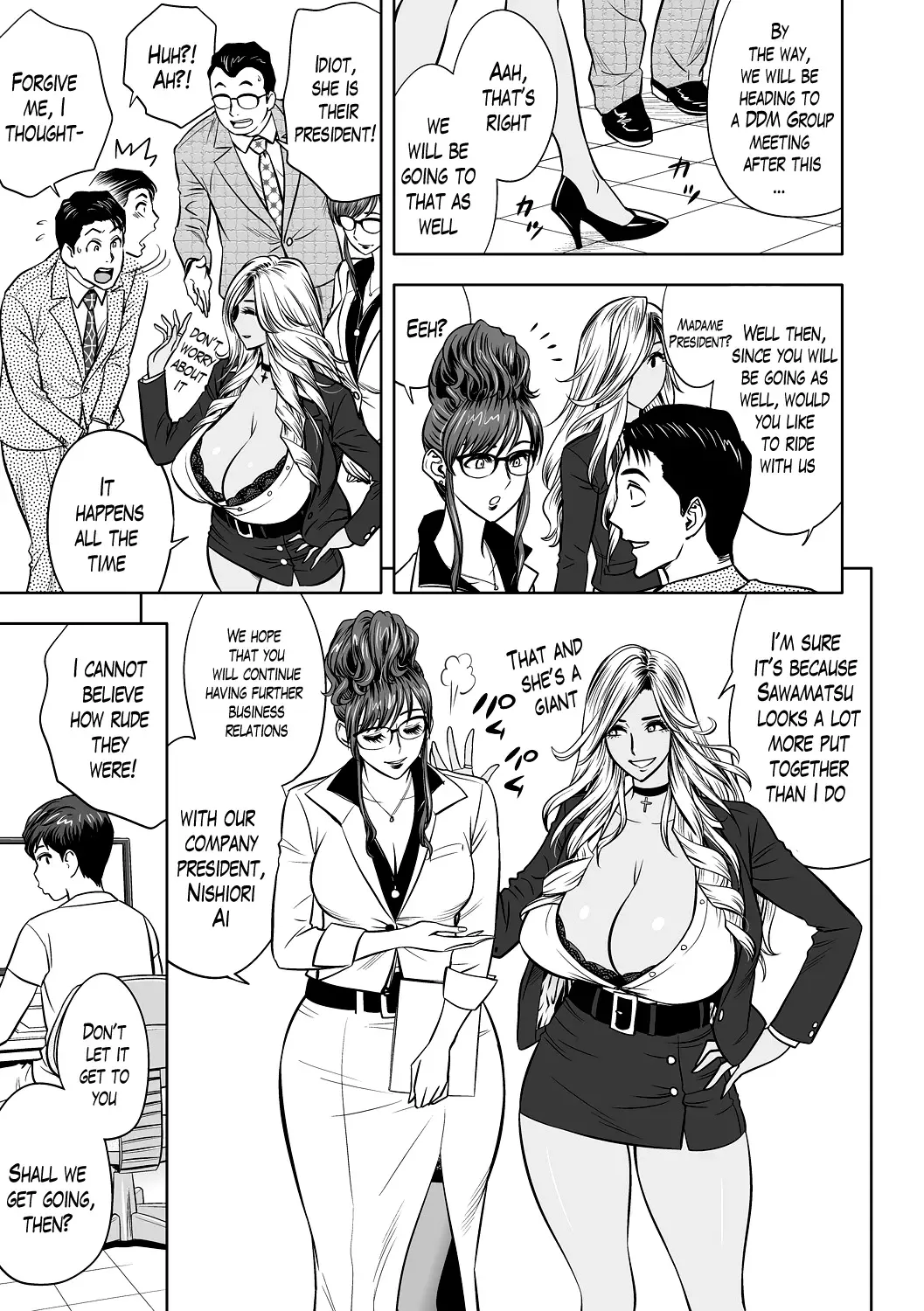 [Tatsunami Youtoku] Gal Ane Shachou to Harem Office ~SEX wa Gyoumu ni Fukumimasu ka?~ Ch. 1-4 Fhentai - Page 30