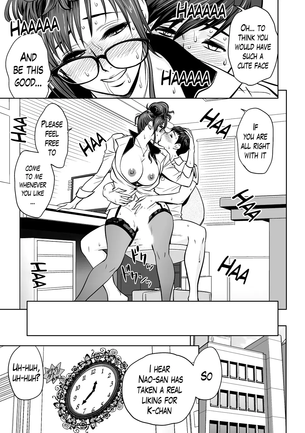 [Tatsunami Youtoku] Gal Ane Shachou to Harem Office ~SEX wa Gyoumu ni Fukumimasu ka?~ Ch. 1-4 Fhentai - Page 50
