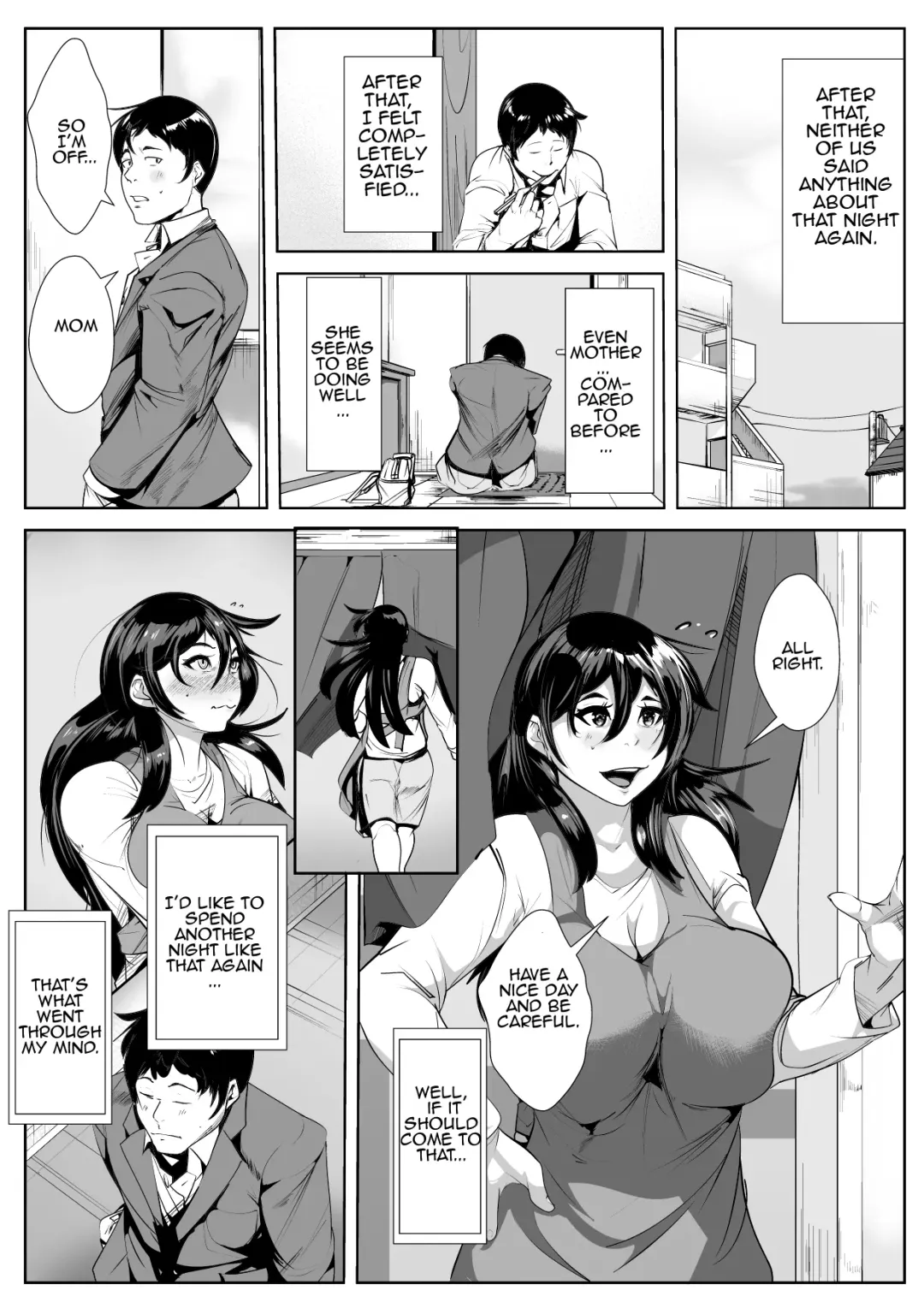 Haha ni Horeteshimatta Musuko to Kimochi o Butsukeacchau Ichiya | Son's Hot One Night Encounter With His Adored Mother Fhentai - Page 26