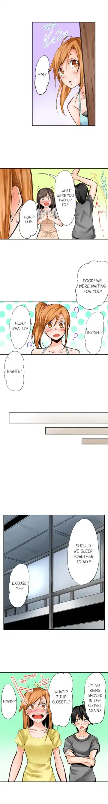 [Hiro. - Hiroaki] Yojouhan de Micchaku 3P Otomarikai! - The Secret 3P Sleepover in a 7 Square Meter Room! Fhentai - Page 39