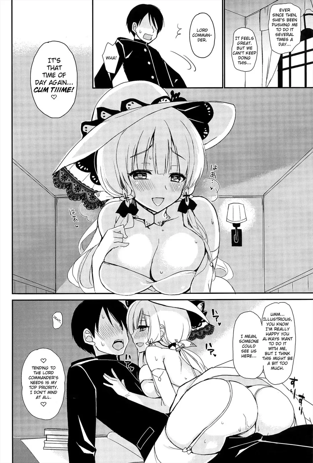 [Ikura Nagisa] Junai Illustrious | Pure Love Illustrious Fhentai - Page 15