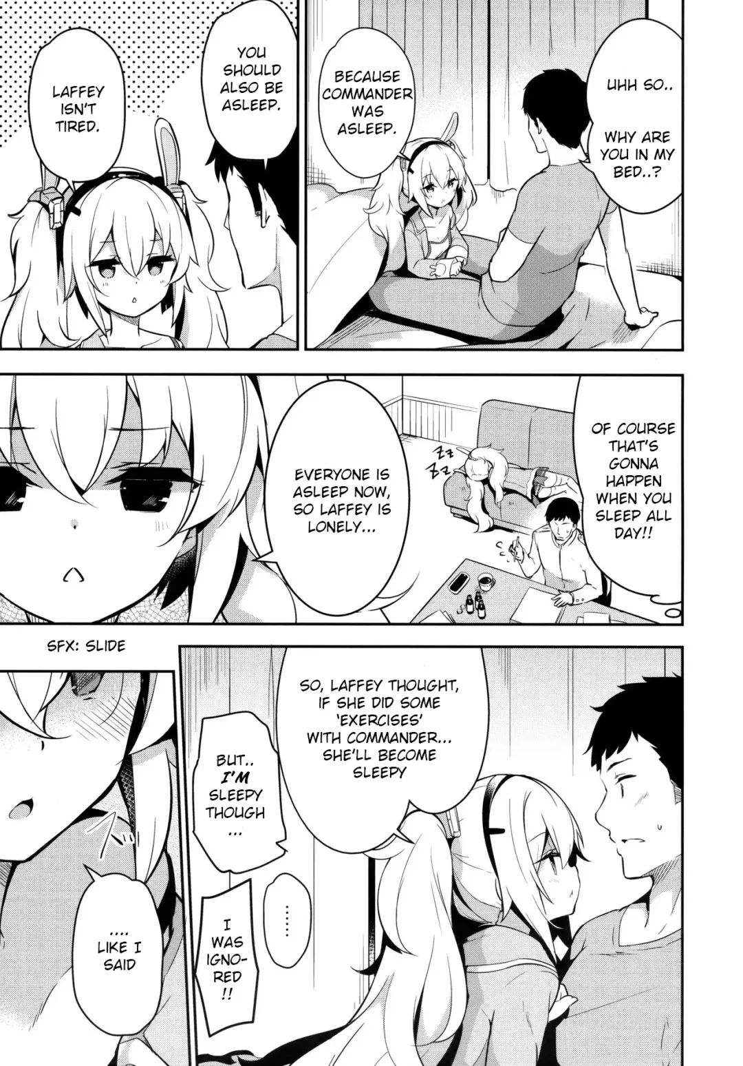 [Rokusyou Kokuu] Nemurenu Laffey no Shitsukekata | Insomniac Laffey's Training Method Fhentai - Page 6