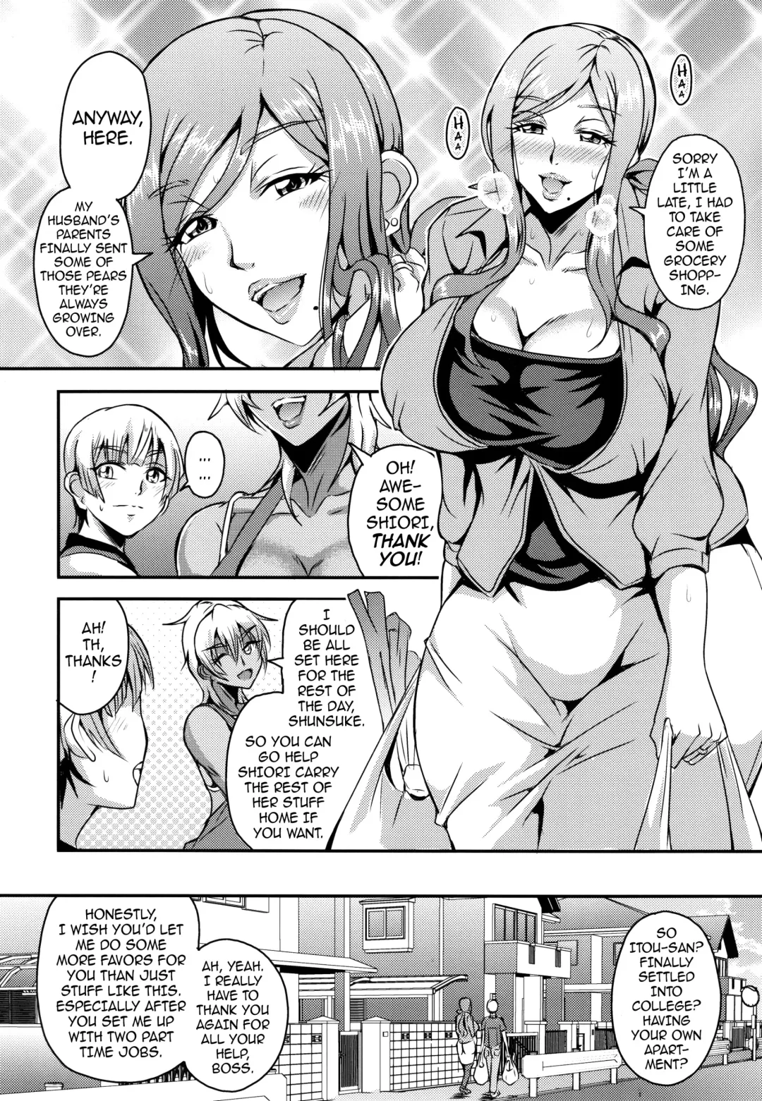 [Mifune Seijirou] Oku-sama wa Succubus | The Housewife Next Door is a Succubus Fhentai - Page 5