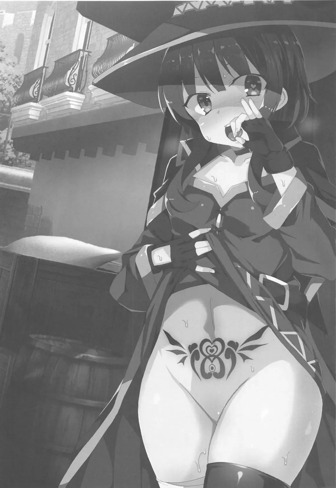[Tanaka Decilitre] Inmon Megumin - crotch tattoo megmin! Fhentai - Page 2
