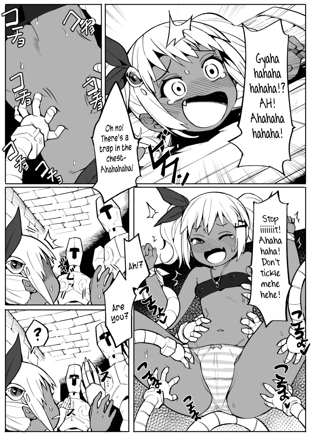 [Henrybird] Bishoujo Touzoku Kusuguri Trap Dungeon! | Thief Girl and Tickling Trap Dungeon! Fhentai - Page 7