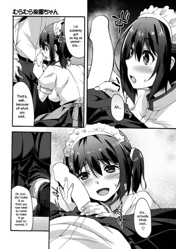 [Shinozuka Atsuto] Muramura Kouhai-chan | Hot and Bothered Junior Fhentai - Page 5