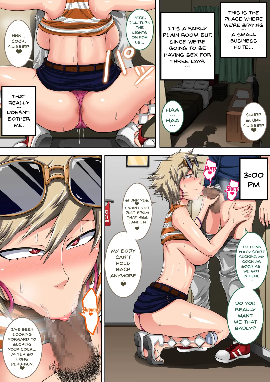 [Juna Juna Juice] Boku no Harem Academia Bakugou Mama to no Natsuyasumi "Zenpen" | My Harem Academia - Spending Summer Break With Mama Bakugou Fhentai - Page 6
